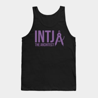 INTJ The Architect MBTI types 1E Myers Briggs personality gift With icon Tank Top